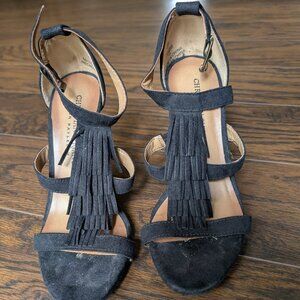 Black Christian Siriano Heels